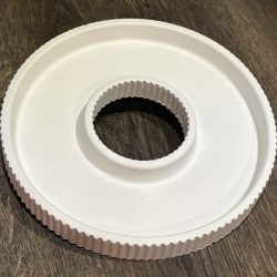 Dekotablett / Kerzenteller / Ring mit Rillen