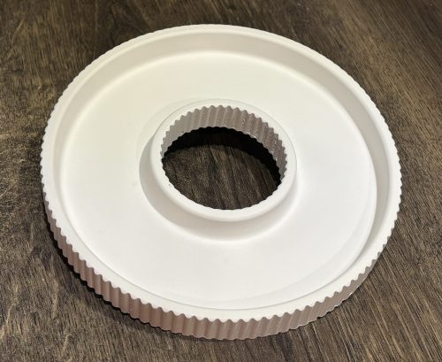 Dekotablett / Kerzenteller / Ring mit Rillen